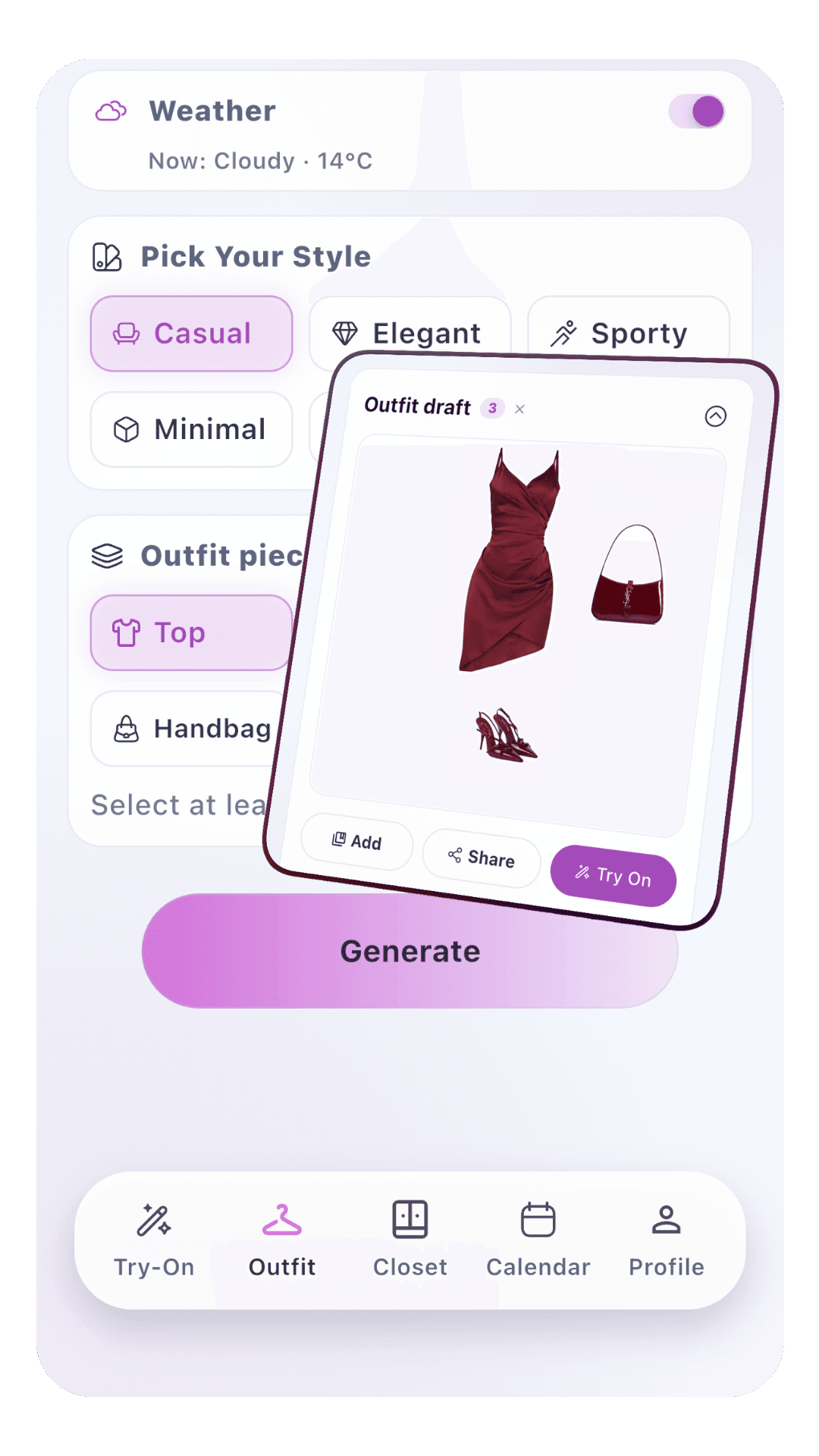 Outfits created for you